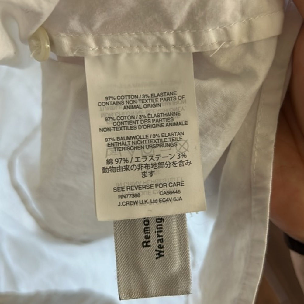 J Crew Buttoned Front Basic Shirt. Size M - image 6